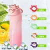 Polvo degradado, forma aleatoria, 5 sabores.
