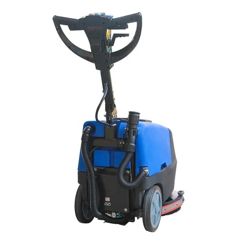 SC25C Cordless Compact Battery Operating Walk Behind Floor Scrubber Cleaning Machine for School Gym Hotel Workshop