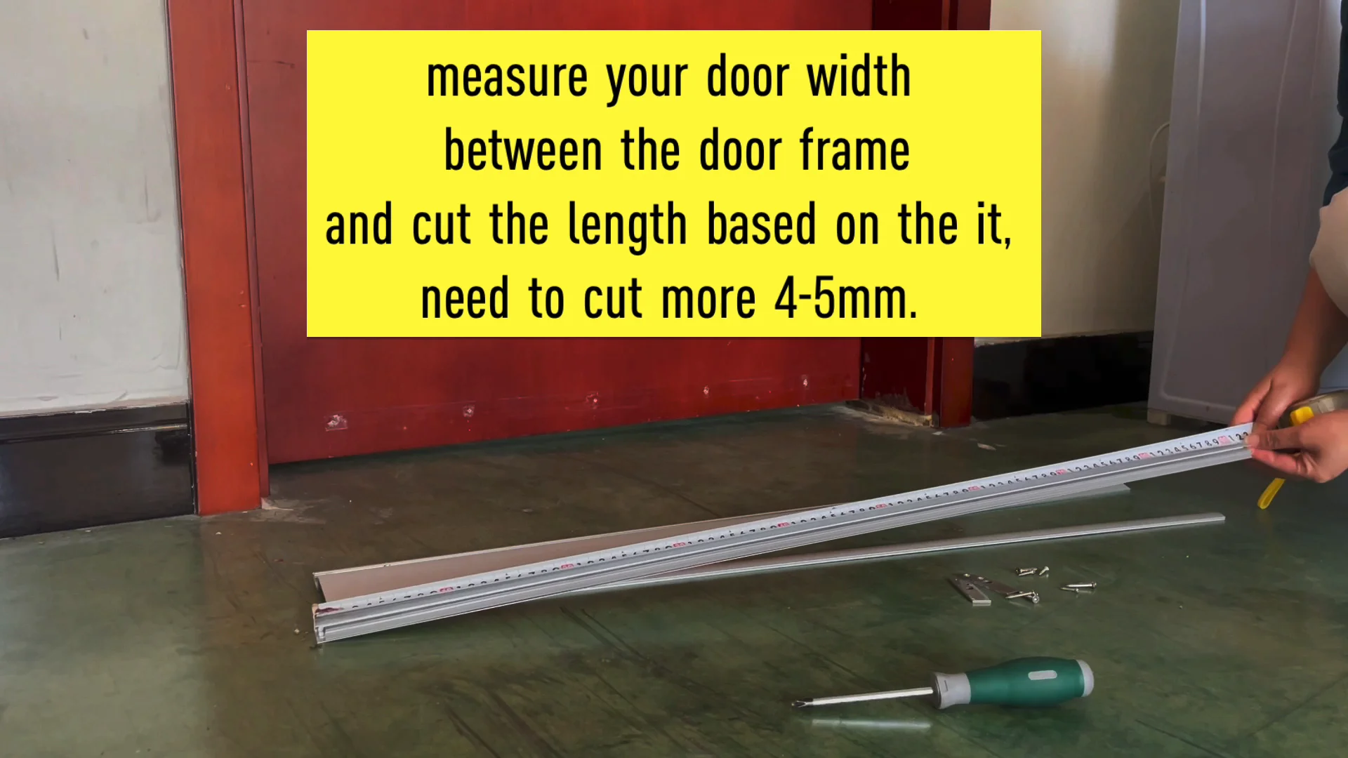 Surface Mounted Screw Fixed Type Door Bottom Seals Aluminum Auto Drop
