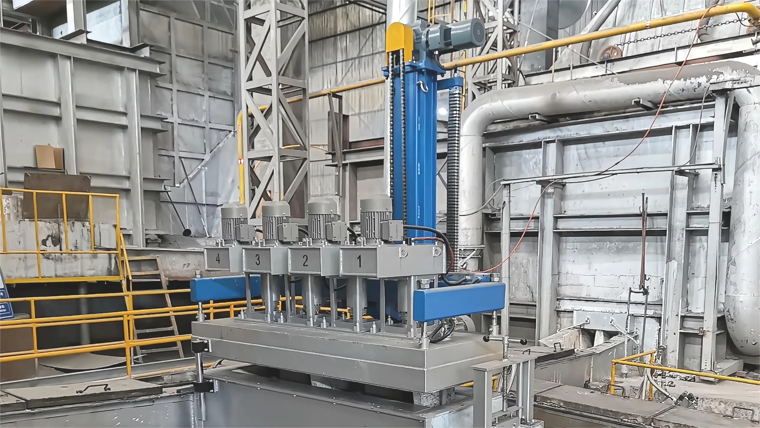 Deslagging Rake High Quality Rotary Degassing Deslagging Unit For Aluminum Alloy Rotary ...