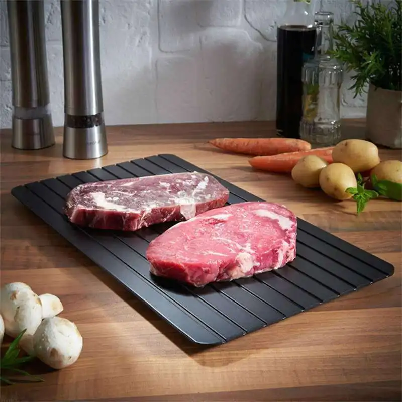 Aluminum Defrosting Plate, Thawing Board, or Defrost Tray For Frozen Meat & Food