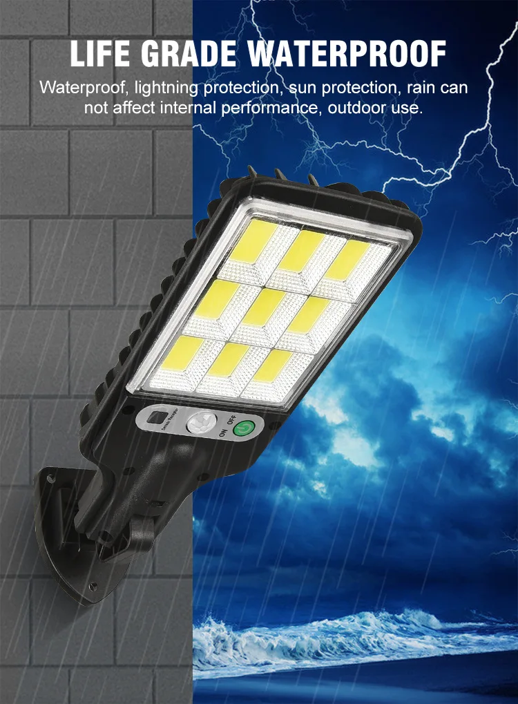 Outdoor Waterproof Garden Remote Control Security Lighting Induction
