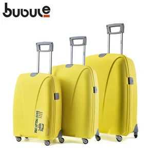 BUBULE High Quality PP Luggage Suitcase Set 3 Pcs Trolley Luggage Bags