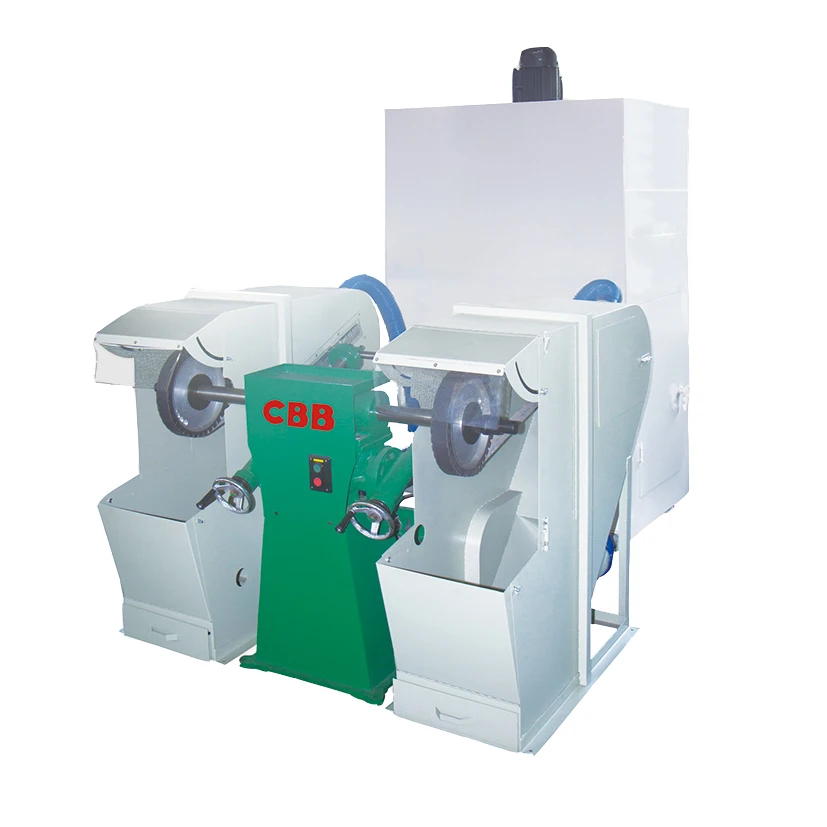 Custom Handle Working Grinding Polishing Machine Metal Parts Sand Belt Cloth Cotton Wheels Bench Buffing Machine