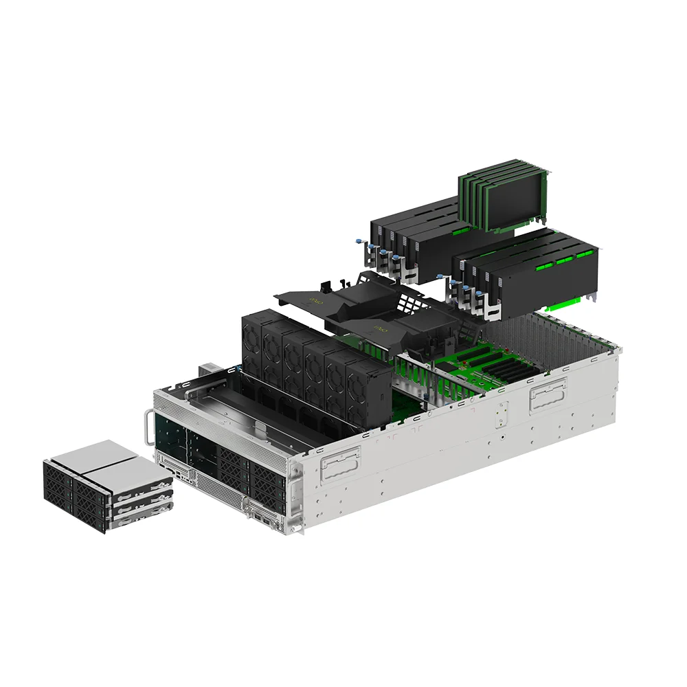 product high performance ai gpu server  intel xeon scalable processors  10 gpu support  pcie 50  for ai training  cloud computing203-3