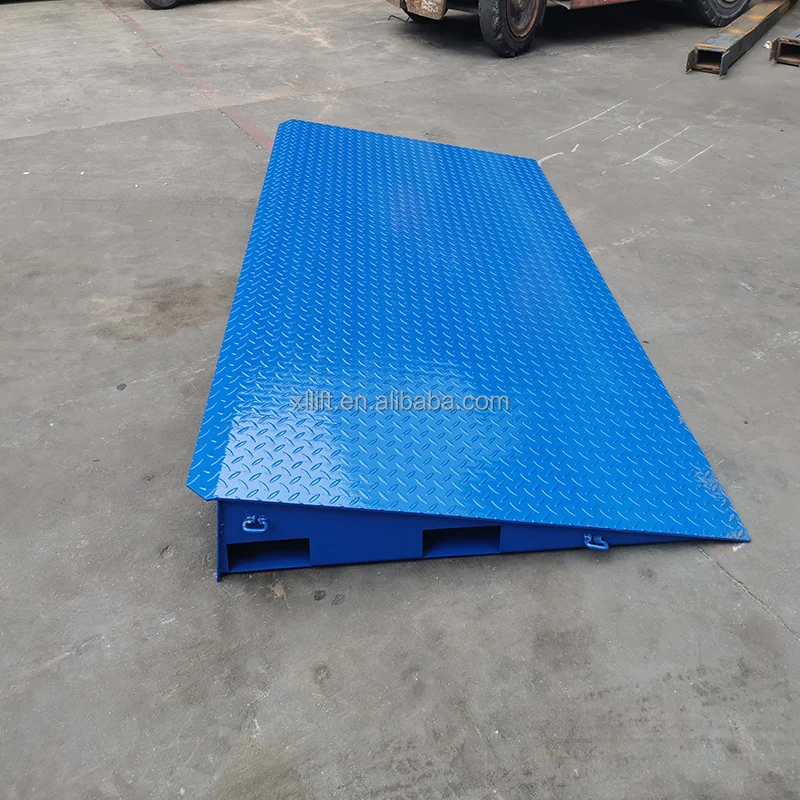 Ground Container Loading Ramp STRONGWAY Steel Forklift Container Ramp Platform 10-20 Ton Load ...