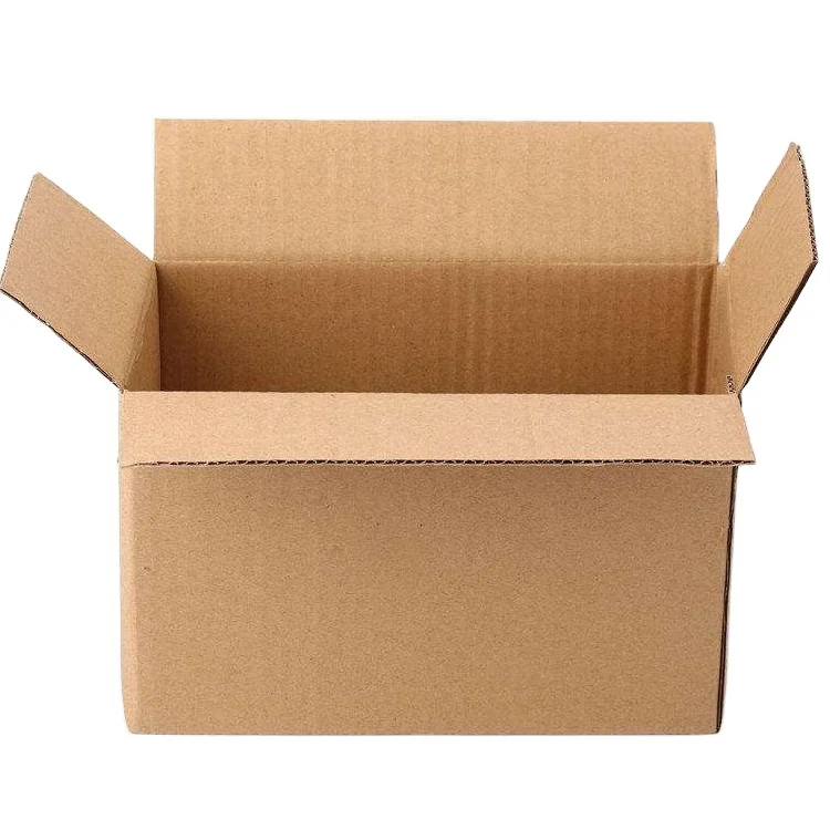 Customized Corrugated Cardboard Boxes Shipping Containers  Parcels Transportation Packaging Recyclable Materials