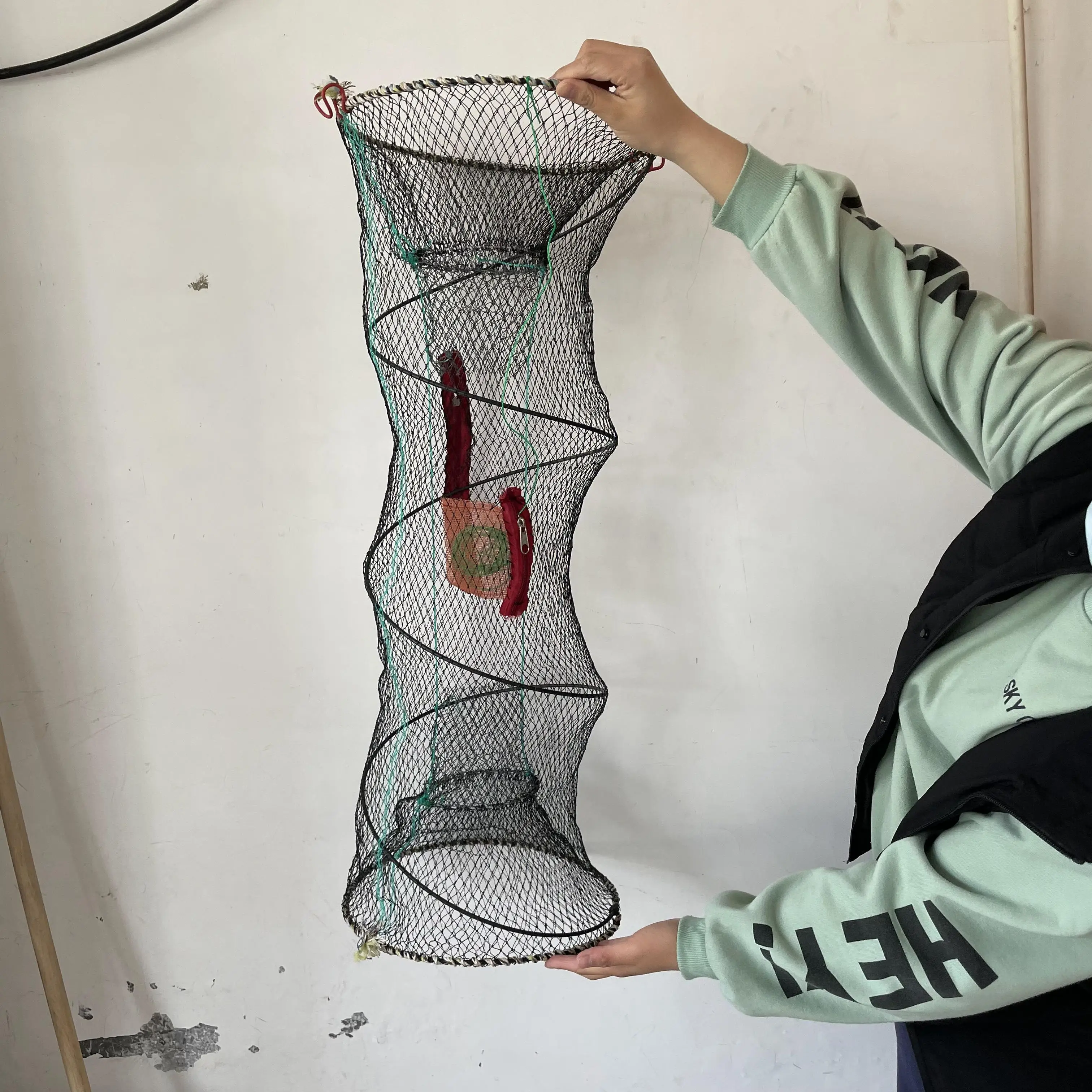 Minnow Crawfish Trap  Folding Fishing Net Catch Crab Shrimp Minnow Fishing Bait Trap