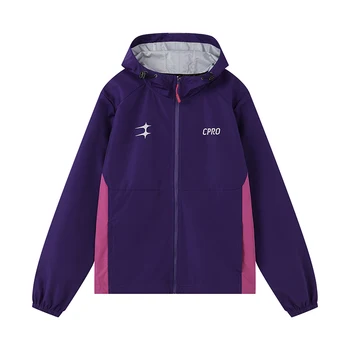2025 Custom Men's Jogging Lightweight Hooded Windbreaker Nylon Jacket With Waterproof Polyester Fabric Veste Running