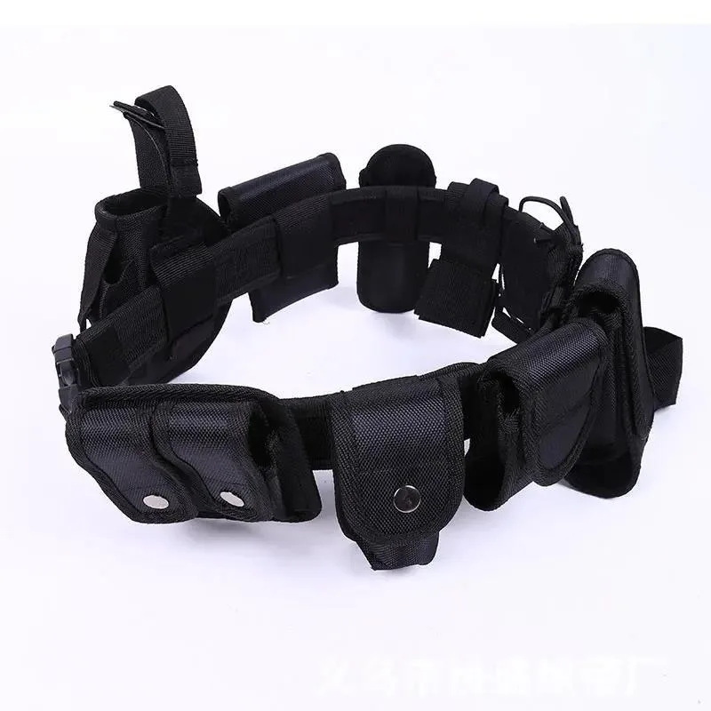 Quick-release Buckle Tactical Waistband Gear Set Pouch Quick Detach Outdoor Training Hunting Sport Belt Modular Equipment