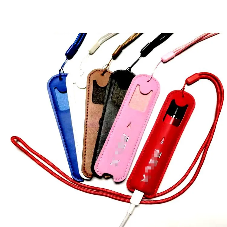 Китайская фабрика, оптовая продажа, аксессуары для электронных сигарет, защитный чехол для ручки из искусственной кожи, шнурок для комплекта системы relx pod