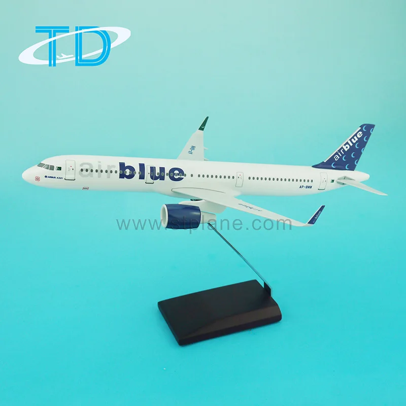Air Blue A321 1/150 Scale Model - 30cm Business Gift & Souvenir