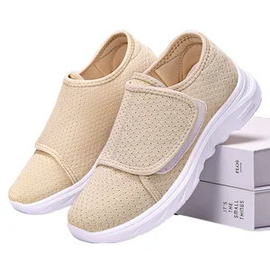 2026 New Korean Women's Walking Shoes Casual Lightweight Breathable Sneakers Slip Resistant Cushion Sole Summer Autumn Wholesale
