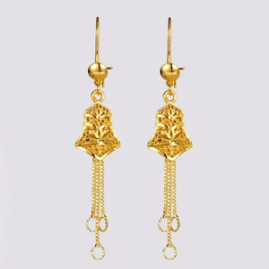 Gold-plated Chandelier Earrings for Wedding Party & Gift