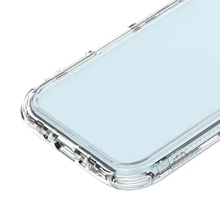 product 2 in 1 tpupc material mobile phone cases for iphone 17 pro and  17 air clear transparent shockproof with clear transparent-8