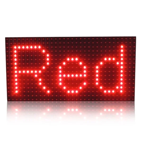 JIACAI Outdoor Programmable SMD Display LED Module V706 1R Type Red P10 LED Display