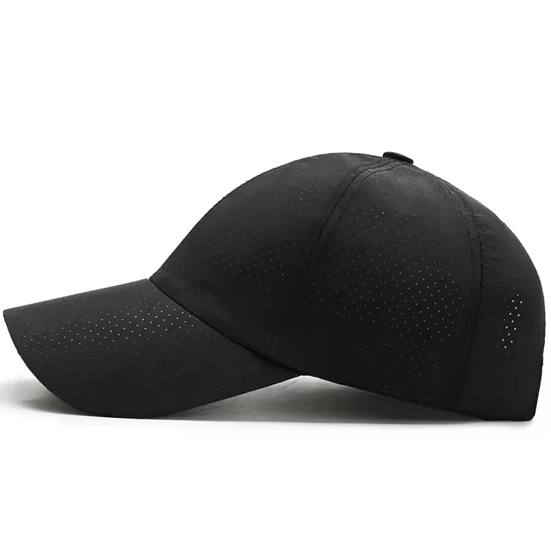 High Quality 6-Panel Structured Baseball Caps Thin Corduroy Fabric Custom Printed Logo Embroidery American Sun Protection Hat