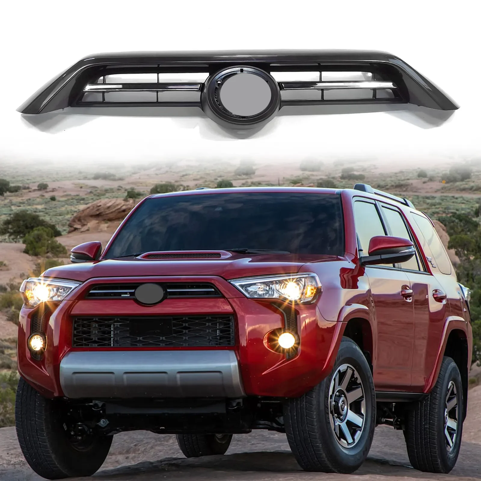 auto parts OEM new body kit front bumper hood upper grille for TOYOTA 4runner TRD/SR5 2021