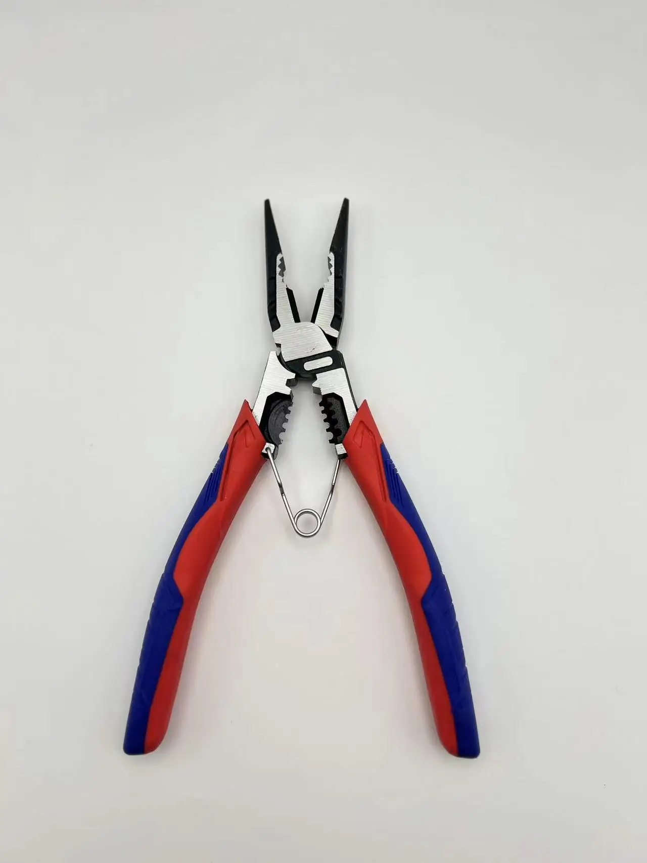 DIY Industrial Grade Crimping Pliers Serrated Jaw Surface Plastic Molded Handle Wire Stripper Cutting Applications details