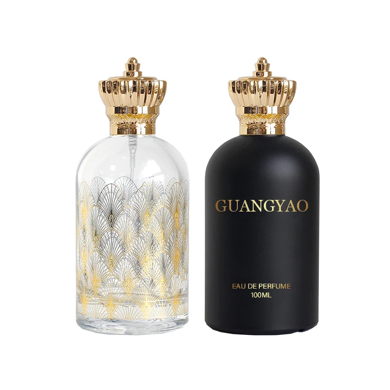 Factory Outlet Round Clear Perfume Glass Bottle 100ML Bayonet Glass Perfume  Mist Bottle Empty Spray Bottle