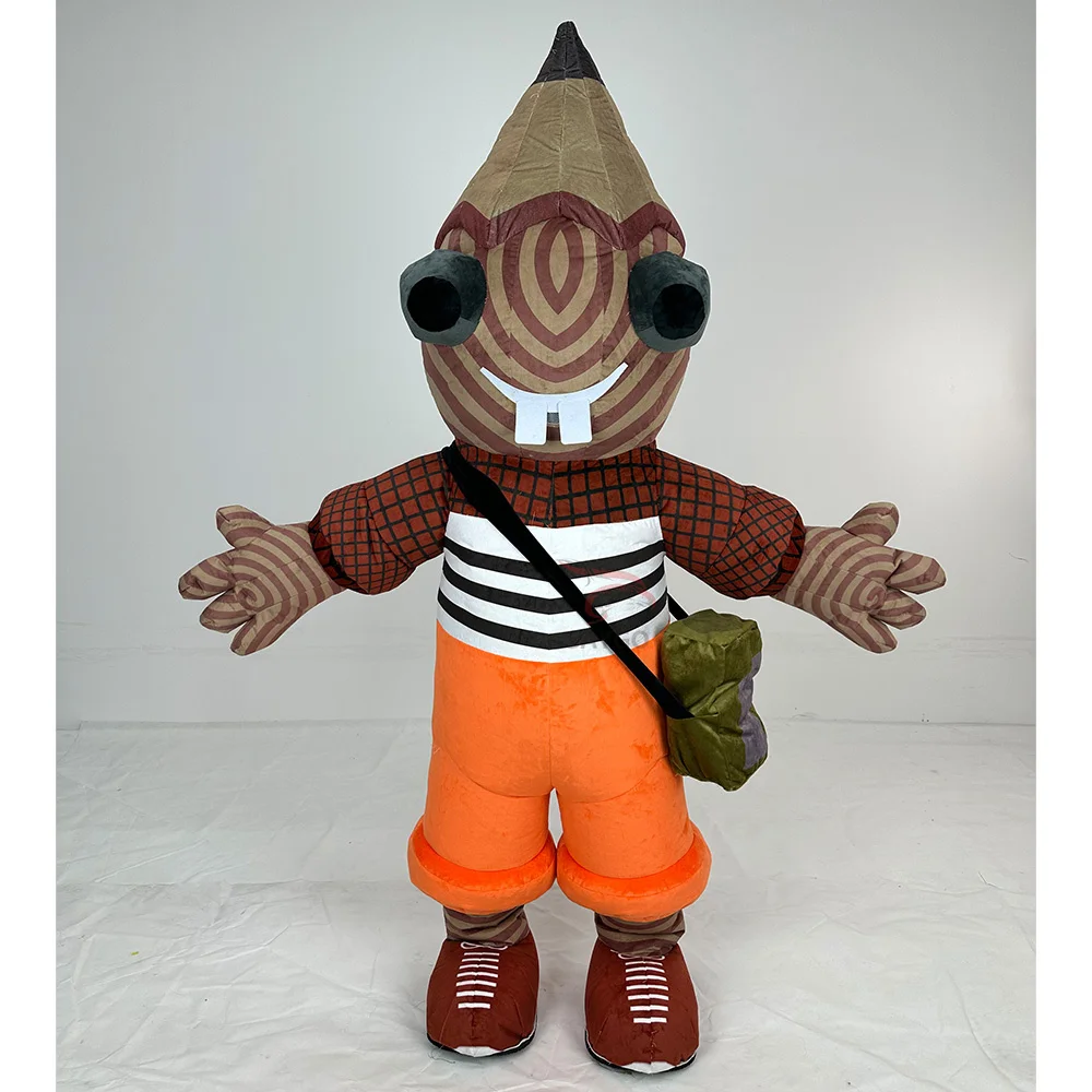 Carnival Strange Pencil Man Mascot Costume for Adults Walking Effect Inflatable Clothing 2m 2.6m Inflatable Costumes Dress