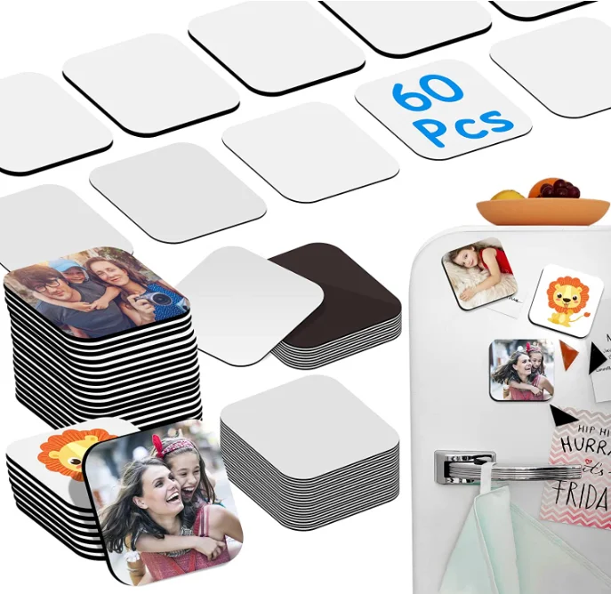 Blank Fridge Magnets for Home Kitchen  Microwave Oven Magnet on One Side, Self Adhesive on the Other Side