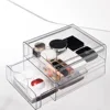 Unpadded drawers on two levels