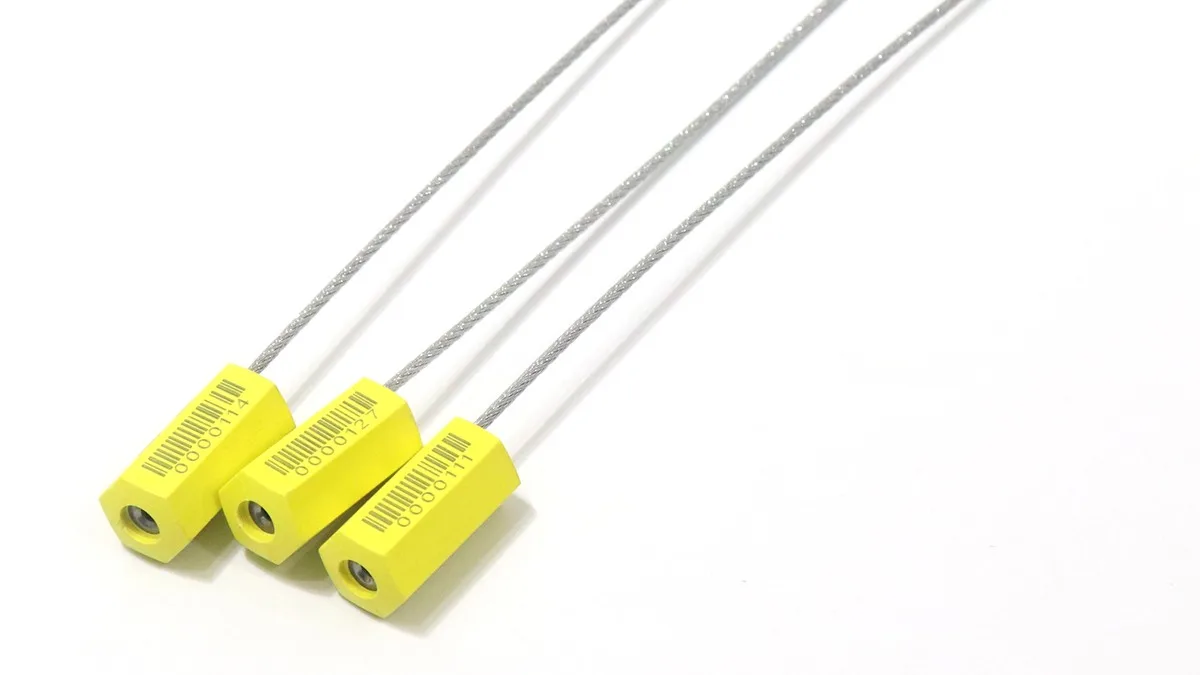 High Security Pull Tight Container Metal Hexagon Tamper Proof Wire ...