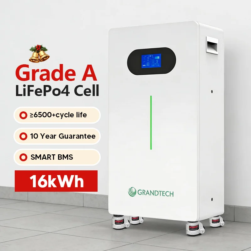 EU PL Á LAGER Rafvöllur 48V Litíum-jónarafhlöðu 100ah 200ah 10Kwh Lifepo4 Sólarhúsráðstöfunarsafn Sólarorkugrunnsýslurafhlöðu