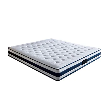 Custom Factory  Full Size Foam Pocket Spring Hotel Bed Mattress in a Box Design Luxury Hotel Natural