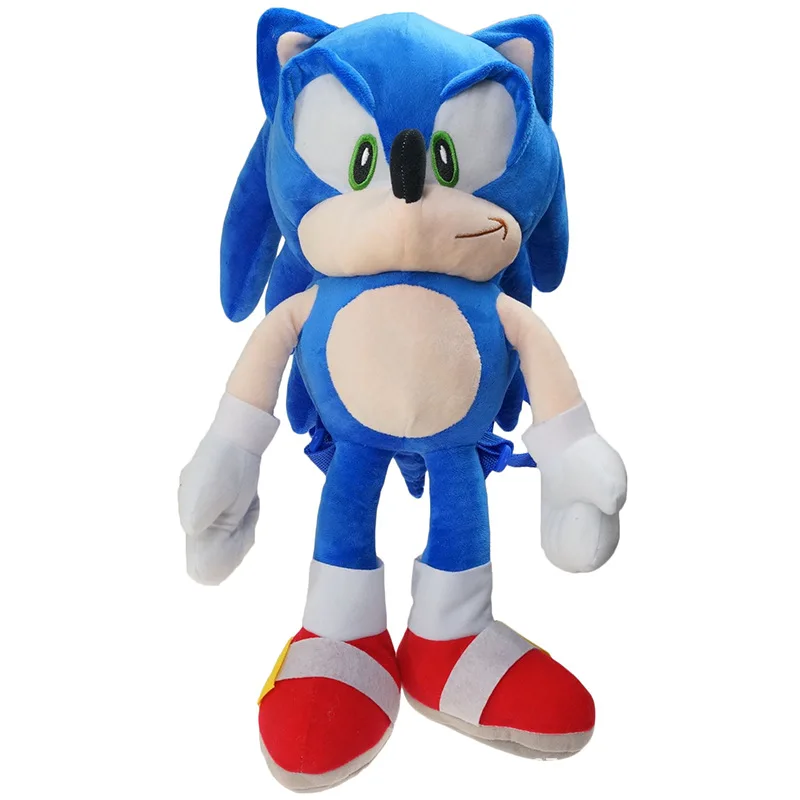 Super Sonic The Hedgehog Blue Plush Doll Toys Stuffed Kids Gifts 40CM BIG SiZE