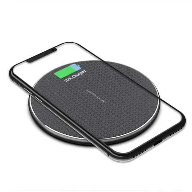 Новейший универсальный мобильный телефон с пользовательским логотипом 7,5/10 Вт QI быстрая Беспроводная зарядка для Apple Iphone Samsung 11 12 10 8 9 7