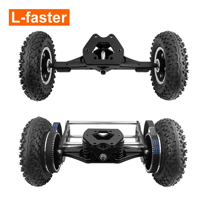 L-faster Mountainboarding Skateboard Trucks Offroad Boarding Spring Truck With Brake All Terrain Longboard Brake System (Brake Truck Only