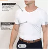 Men v neck-White