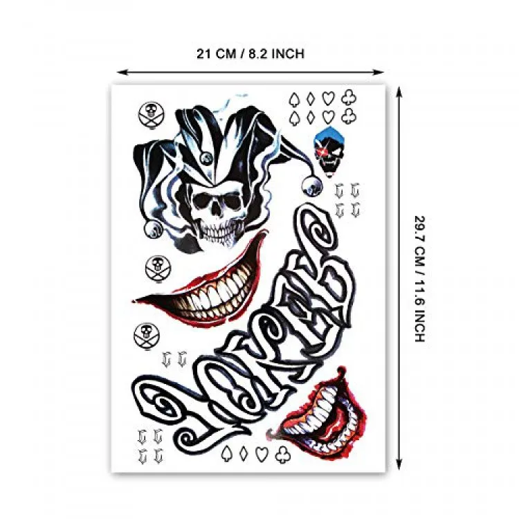 Top more than 86 joker face tattoo suicide squad  thtantai2