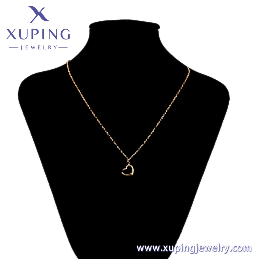 *☌ᴗ☌*♡ A00896792 Xu Ping Jewelry Heart-shaped Pendant 18K Gold