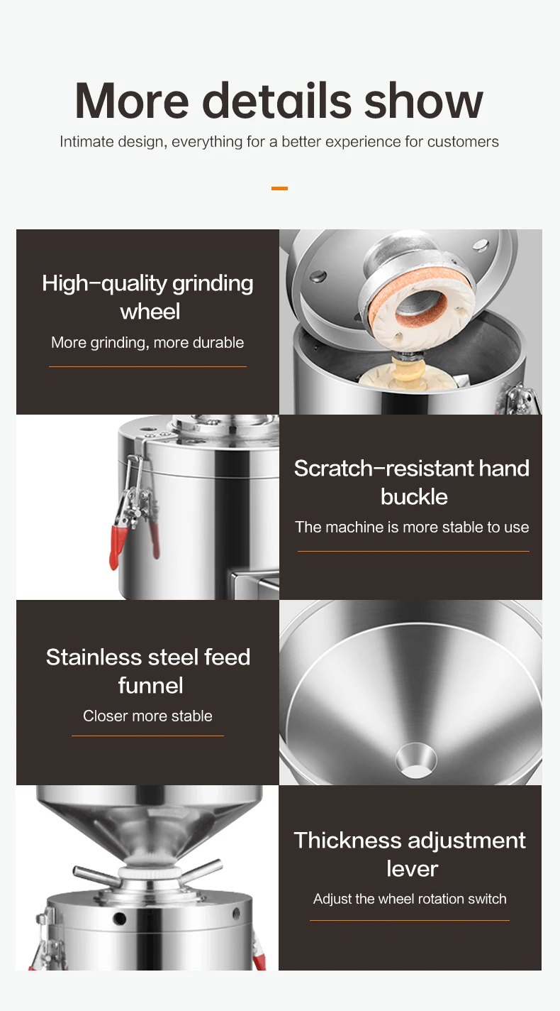 Macchina Per Burro Di Arachidi Elettrica - Mulino Per Noci E Semi Con Base Antiscivolo - Per Salse Fatte In Casa - Foto 10