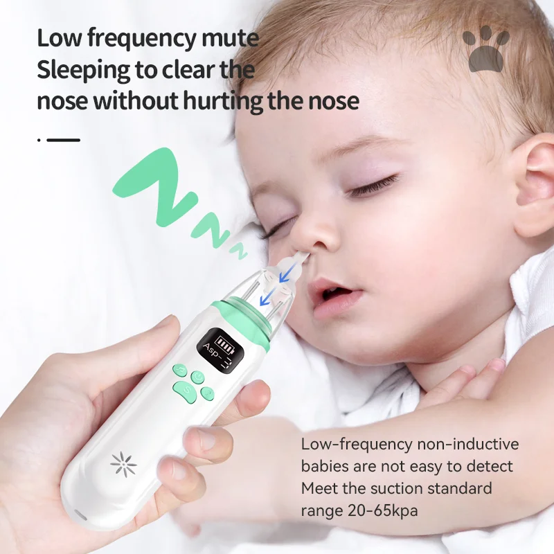 Aspirador Nasal Para Bebe Electrico Limpia La Nariz De Tu Bebe Facil 100%  Eficaz