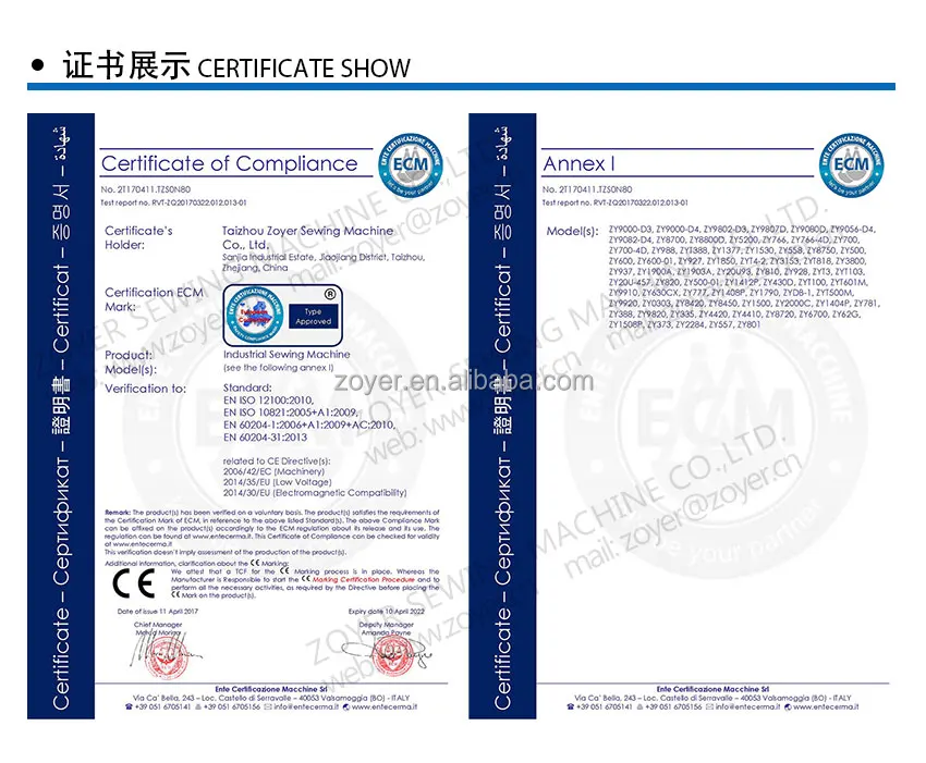 ZY10-1 Best Selling Sewing in Dubai Damei Embroidery Machine