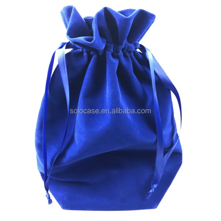 Full Printed Velvet Drawstring Dust Bag