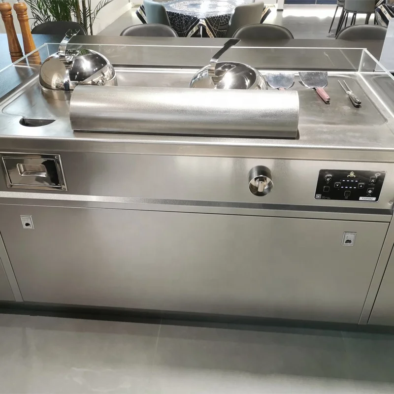 Stainless Steel Teppanyaki Grill Commercial Hibachi