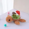 Brown (Forest little turtle crochet finished)