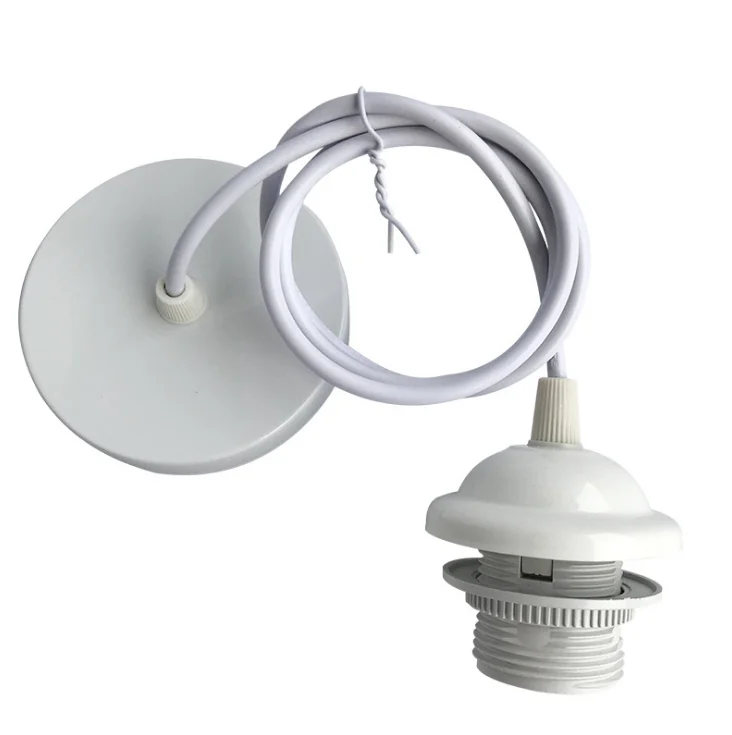 Ceiling Tray with Hanging Wire Light Body Screw E27 Lamp Holder Chandelier Lamp Holder Lighting Lamps LED Bulb Access