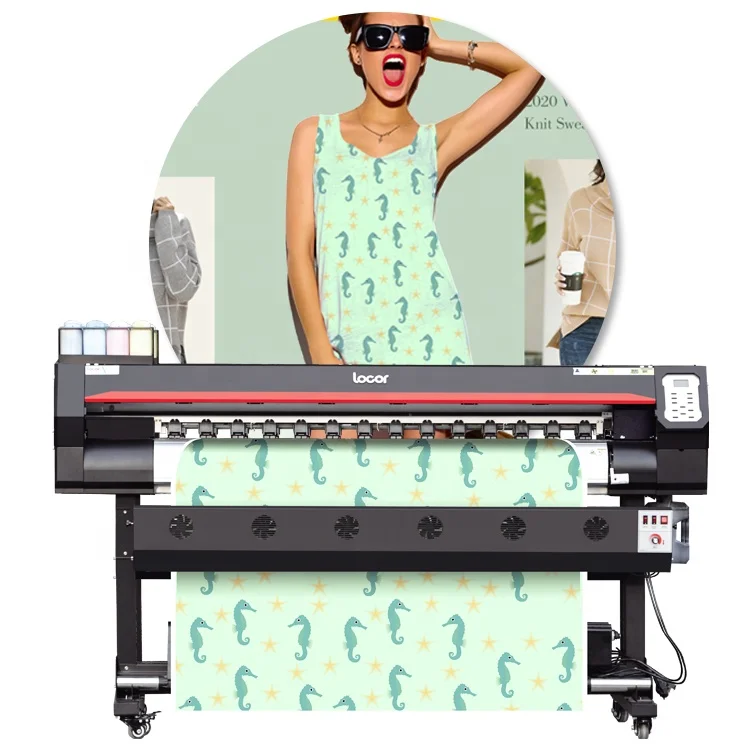 LOCOR Plotter Printer 180cm with CE Digital Print and Cut Printers Automatic  CMYK Digital Printer