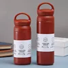 สีแดงพร้อมฝาปิดแบบมีหูจับ
