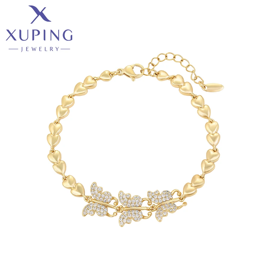 X000710375 Xuping Jewelry Fashion Butterfly Bracelet 14K X000710375 Xuping Jewelry Fashion Butterfly Bracelet 14K