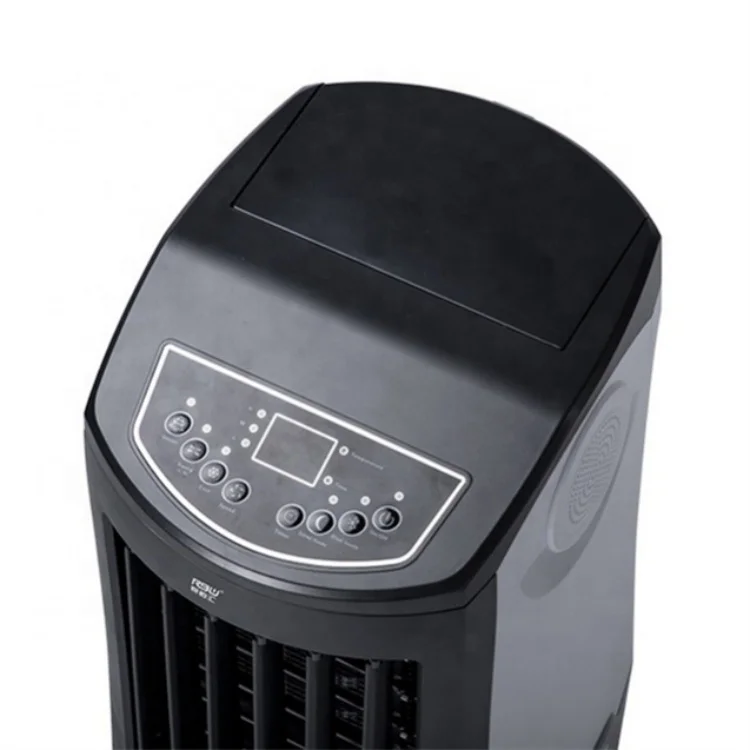 Easy Operate Electric Powered Compact Portable DC 48W Battery Charging Evaporative Air Cooler Fan With 12L Water Tank