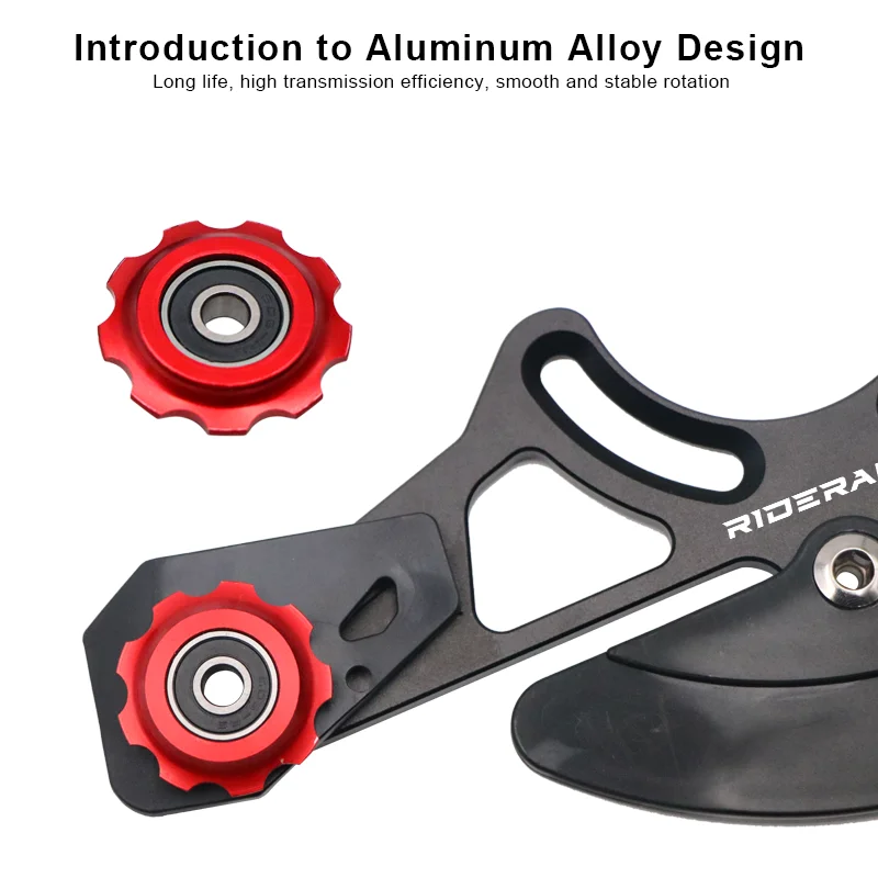 RIDERACE Mountain Bike Pulley Chains Stabilizer MTB ISCG05 Chain Guide BB Mount DH 32-38T Chaining Protector Plate Bicycle CG04