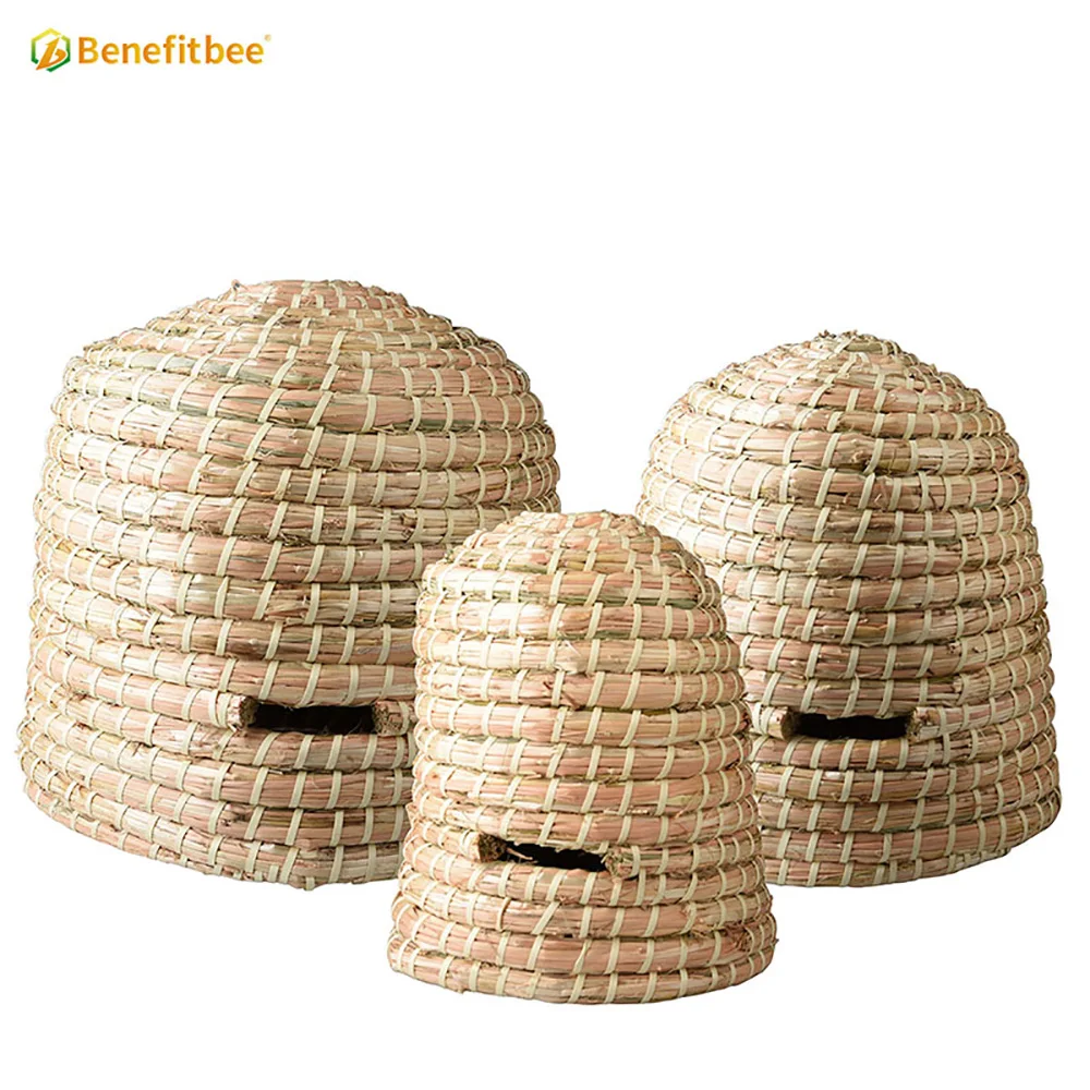 Beekeeping Tools Skep Straw Beehive Bee Cage