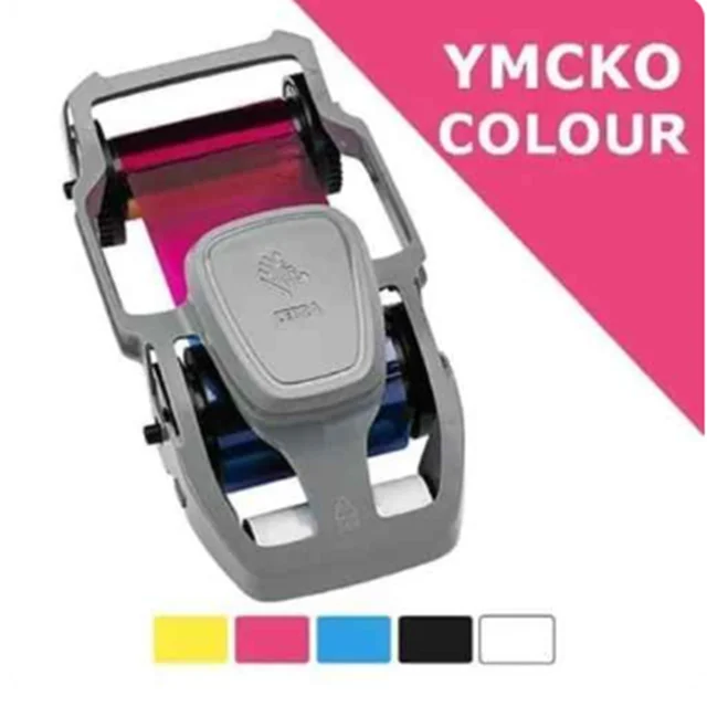 Ruban Zebra 800300-250EM Pour Imprimantes à Cartes ZC100/ZC300 - Couleur YMCKO, 200 Impressions